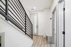 Foyer with Mud Bench and Coat Hooks