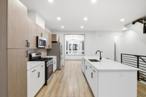 Kitchen with Quartz Countertops