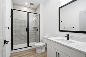 Lower Floor Bathroom and Shower