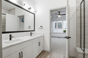 Master Bathroom with Dual Vanity Sinks